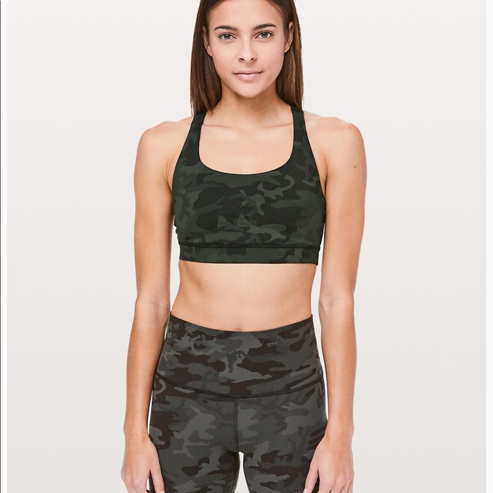 Lululemon Camo Energy Bra